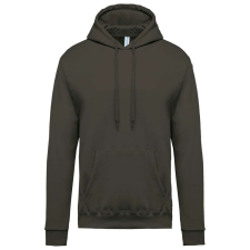 KARIBAN Férfi kapucnis pulóver, Kariban KA476, Green Olive-4XL férfi pulóver, kardigán