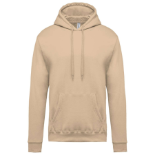 KARIBAN Férfi kapucnis pulóver, Kariban KA476, Light Sand-XL férfi pulóver, kardigán