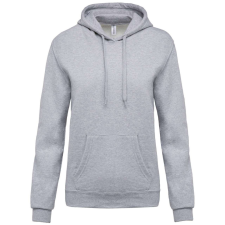 KARIBAN Férfi kapucnis pulóver, Kariban KA476, Oxford Grey-M férfi pulóver, kardigán