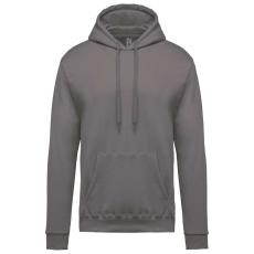 KARIBAN Férfi kapucnis pulóver, Kariban KA476, Storm Grey-4XL