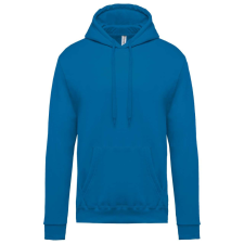 KARIBAN Férfi kapucnis pulóver, Kariban KA476, Tropical Blue-L férfi pulóver, kardigán