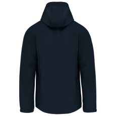 KARIBAN Férfi kapucnis softshell dzseki, Kariban KA413, Navy-L