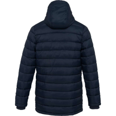 KARIBAN Férfi kapucnis steppelt kabát, Kariban KA6128, Navy-3XL