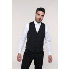 KARIBAN Férfi Kariban KA501 Men'S Waistcoat -50, Black férfi mellény
