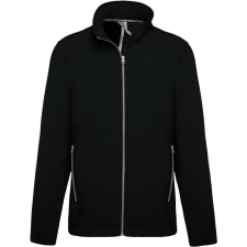 KARIBAN Férfi két rétegű softshell dzseki, Kariban KA424, Black-3XL férfi kabát, dzseki