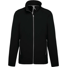 KARIBAN Férfi két rétegű softshell dzseki, Kariban KA424, Black-XL női dzseki, kabát