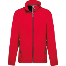 KARIBAN Férfi két rétegű softshell dzseki, Kariban KA424, Red-M női dzseki, kabát