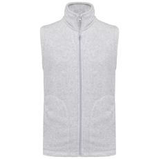 KARIBAN Férfi LUCA polár mellény, Kariban KA913, Ash Heather-M
