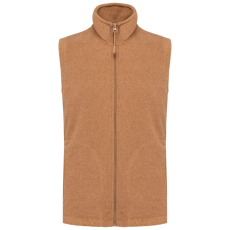 KARIBAN Férfi LUCA polár mellény, Kariban KA913, Camel Heather-3XL