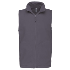KARIBAN Férfi LUCA polár mellény, Kariban KA913, Convoy Grey-2XL