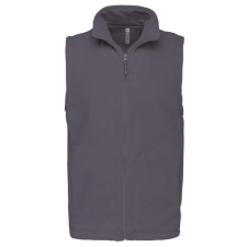 KARIBAN Férfi LUCA polár mellény, Kariban KA913, Convoy Grey-M férfi mellény