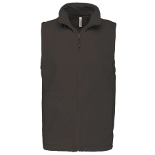 KARIBAN Férfi LUCA polár mellény, Kariban KA913, Dark Grey-3XL férfi mellény