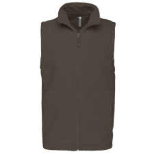 KARIBAN Férfi LUCA polár mellény, Kariban KA913, Green Olive-4XL férfi mellény
