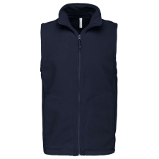 KARIBAN Férfi LUCA polár mellény, Kariban KA913, Navy-XL férfi mellény