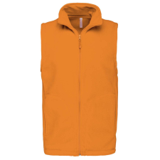 KARIBAN Férfi LUCA polár mellény, Kariban KA913, Orange-4XL férfi mellény