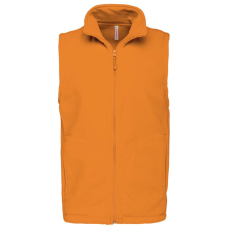 KARIBAN Férfi LUCA polár mellény, Kariban KA913, Orange-XL