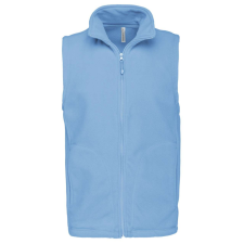 KARIBAN Férfi LUCA polár mellény, Kariban KA913, Sky Blue-4XL férfi mellény