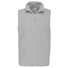 KARIBAN Férfi LUCA polár mellény, Kariban KA913, Snow Grey-M férfi mellény