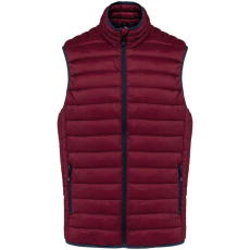 KARIBAN férfi mellény KA6113 ultrakönnyű, Wine-3XL