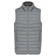KARIBAN Férfi mellény ultrakönnyű, Kariban KA6113, Marl Silver-3XL