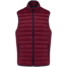 KARIBAN Férfi mellény ultrakönnyű, Kariban KA6113, Wine-4XL