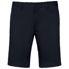 KARIBAN Férfi mosott hatású bermuda, Kariban KA750, Dark Navy-50 férfi rövidnadrág