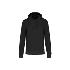 KARIBAN Férfi organikus kapucnis pulóver, Kariban KA4027, Black-2XL férfi pulóver, kardigán