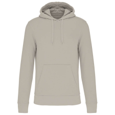 KARIBAN Férfi organikus kapucnis pulóver, Kariban KA4027, Clay-2XL férfi pulóver, kardigán