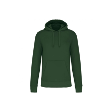 KARIBAN Férfi organikus kapucnis pulóver, Kariban KA4027, Forest Green-3XL férfi pulóver, kardigán