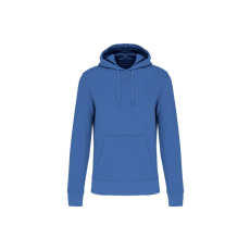 KARIBAN Férfi organikus kapucnis pulóver, Kariban KA4027, Light Royal Blue-XL