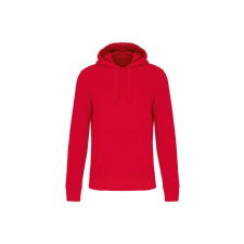 KARIBAN Férfi organikus kapucnis pulóver, Kariban KA4027, Red-3XL férfi pulóver, kardigán