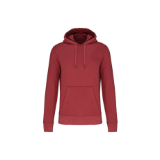KARIBAN Férfi organikus kapucnis pulóver, Kariban KA4027, Terracotta Red-L