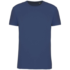 KARIBAN Férfi organikus rövid ujjú póló, Kariban KA3025IC, Deep Blue-2XL férfi póló