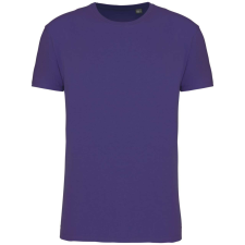 KARIBAN Férfi organikus rövid ujjú póló, Kariban KA3025IC, Deep Purple-XL férfi póló