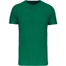 KARIBAN Férfi organikus rövid ujjú póló, Kariban KA3025IC, Kelly Green-2XL férfi póló