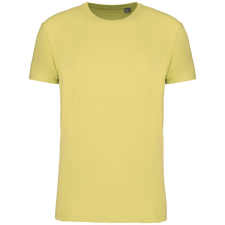KARIBAN Férfi organikus rövid ujjú póló, Kariban KA3025IC, Lemon Yellow-2XL férfi póló