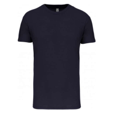 KARIBAN Férfi organikus rövid ujjú póló, Kariban KA3025IC, Navy-5XL férfi póló