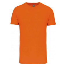 KARIBAN Férfi organikus rövid ujjú póló, Kariban KA3025IC, Orange-S