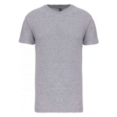 KARIBAN Férfi organikus rövid ujjú póló, Kariban KA3025IC, Oxford Grey-M