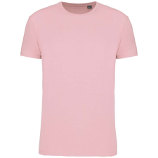 KARIBAN Férfi organikus rövid ujjú póló, Kariban KA3025IC, Pale Pink-M férfi póló