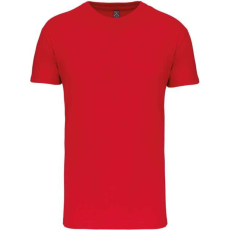 KARIBAN Férfi organikus rövid ujjú póló, Kariban KA3025IC, Red-2XL
