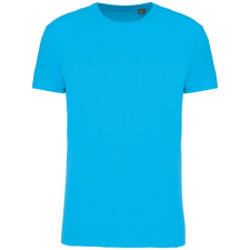 KARIBAN Férfi organikus rövid ujjú póló, Kariban KA3025IC, Sea Turquoise-XL férfi póló