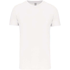 KARIBAN Férfi organikus rövid ujjú póló, Kariban KA3025IC, White-L