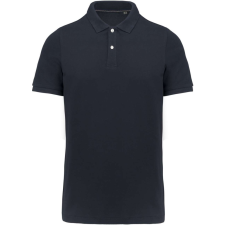 KARIBAN Férfi rövid ujjú galléros piké póló, SUPIMA pamutból, Kariban KA2000, Navy-2XL férfi póló
