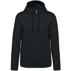 KARIBAN Férfi vastag kapucnis pulóver, Kariban KA489, Black-S