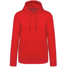KARIBAN Férfi vastag kapucnis pulóver, Kariban KA489, Red-4XL