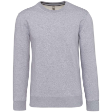 KARIBAN Férfi vastag környakas pulóver, Kariban KA488, Oxford Grey-L