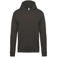 KARIBAN Gyermek kapucnis pulóver, Kariban KA477, Dark Grey-12/14