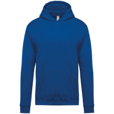 KARIBAN Gyermek kapucnis pulóver, Kariban KA477, Light Royal Blue-8/10