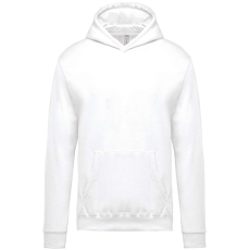 KARIBAN Gyermek kapucnis pulóver, Kariban KA477, White-4/6